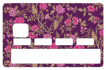 Fleurette- sticker pour carte bancaire