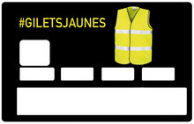 Load the image in the gallery, The Yellow Vests - credit card sticker