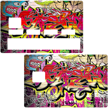 Charger l&#39;image dans la galerie, Graffiti Wall 2016- sticker pour carte bancaire
