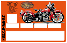 Load the image in the gallery, KNUCKLEHEAD 1947, limited edition 100 ex - credit card sticker