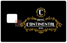 Upload image to gallery, Hotel Continental, New York - credit card sticker