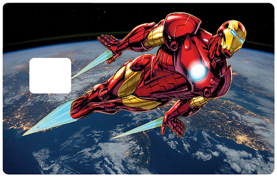 Tribute to IRON MAN original - sticker pour carte bancaire