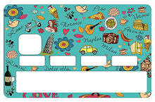 Upload the image to the gallery, Italy, la Dolce vita - credit card sticker