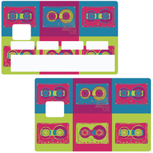 Upload image to gallery, K7 AUDIO MULTICOLORS - credit card sticker