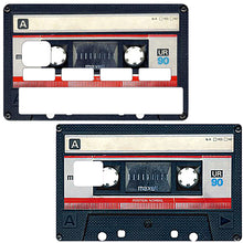 Bild in Galerie hochladen, Audiokassette, K7-Kreditkartenaufkleber