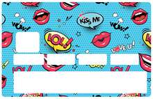 Charger l&#39;image dans la galerie, Kiss and LoL - sticker pour carte bancaire
