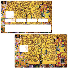Load the image into the gallery, Klimt, the tree of life - credit card sticker