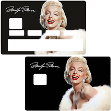 Laden Sie ein Bild in die Galerie hoch, schöne Marilyn Monroe - Kreditkartenaufkleber