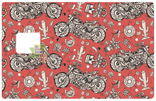 Charger l&#39;image dans la galerie, MOTO RED - sticker pour carte bancaire
