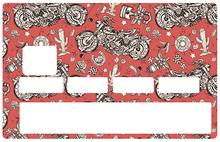 Charger l&#39;image dans la galerie, MOTO RED - sticker pour carte bancaire
