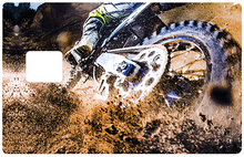 Load the image in the gallery, MOTO CROSS - enduro - credit card sticker