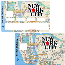 Загрузить изображение в галерею, Метрополитен Нью-Йорка - наклейка кредитной карты