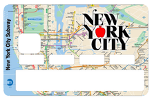 Carica l'immagine nella galleria, Metropolitana di New York - adesivo con carta di credito