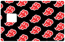 Upload image to gallery, Red clouds - credit card sticker