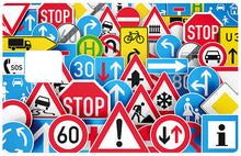 Upload image to gallery, Traffic signs - credit card sticker