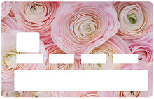 Charger l&#39;image dans la galerie, Fleur Pivoine- sticker pour carte bancaire
