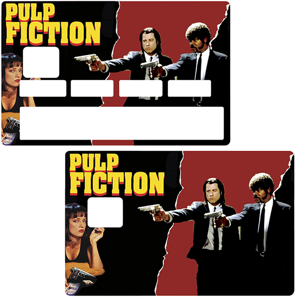 Tribute to Pulp Fiction - sticker pour carte bancaire – STICKERCB