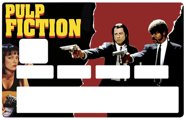 Tribute to Pulp Fiction - sticker pour carte bancaire