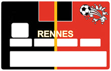 Load the image into the gallery, Football, Rennes- sticker for credit card
