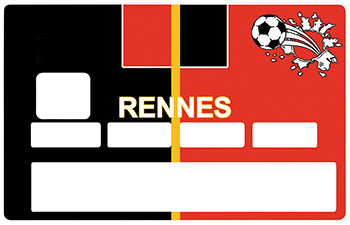 Football, Rennes- sticker pour carte bancaire