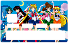Cargue la imagen en la galería, Tributo a Sailor Moon, edición limitada 100 ex - pegatina de tarjeta de crédito