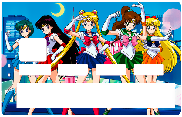 Tribute to Sailor Moon, édition limitée 100 ex - sticker pour carte bancaire