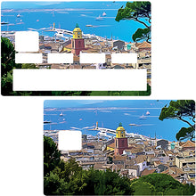 Laden Sie das Bild in die Galerie, Saint Tropez - Kreditkartenaufkleber