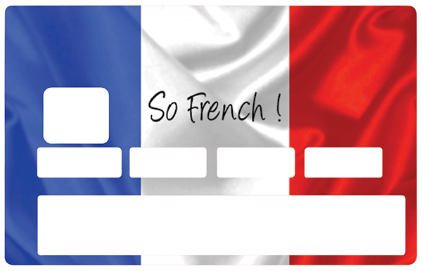 So French! - sticker pour carte bancaire