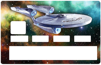 Tribute to Star trek enterprise NCC1701, édition limitée 100 ex - sticker pour carte bancaire