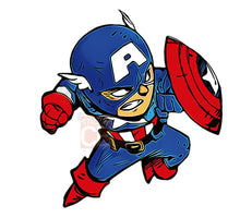 Subir imagen a la galería, Sticker, ¡Bebé a bordo! Bebé Capitán América