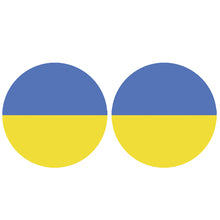 Laden Sie das Bild in die Galerie, 2 Klebeabzeichen, Flagge UKRAINE