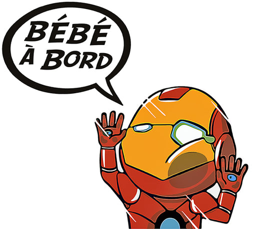 Sticker, Bébé à bord ! IRONMAN