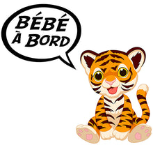 Upload image to gallery, Sticker, Baby on board! Tigger