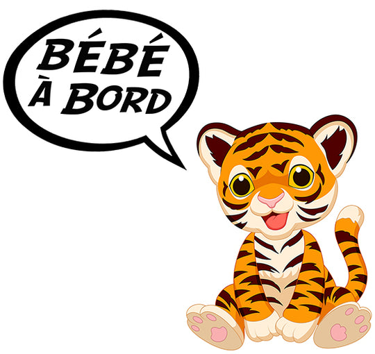 Sticker, Bébé à bord ! Tigrou