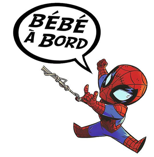 Sticker, Bébé à bord ! Spiderman
