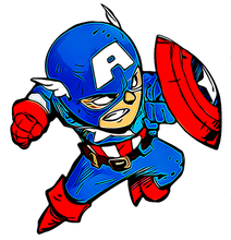 Upload image to gallery, Little Capt America