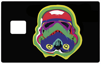 Stormtrooper Tribal - sticker pour carte bancaire