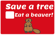 Charger l&#39;image dans la galerie, Save a tree - sticker pour carte bancaire
