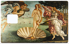Load the image in the gallery, The birth of Venus - credit card sticker