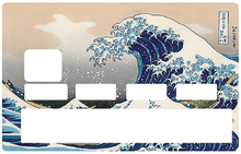 Charger l&#39;image dans la galerie, La Grande Vague de Kanagawa de Hokusai - sticker pour carte bancaire
