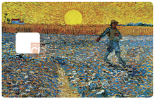 Загрузить изображение в галерею, сеятель Ван Гога - наклейка кредитной карты