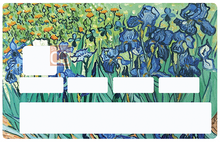 Charger l&#39;image dans la galerie, Les Iris de Van Gogh - sticker pour carte bancaire
