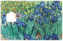 Charger l&#39;image dans la galerie, Les Iris de Van Gogh - sticker pour carte bancaire
