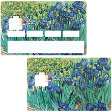 Load the image in the gallery, The Irises of Van Gogh - credit card sticker