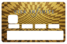 Load image in gallery, Visa Infinite Gold - sticker for bank card