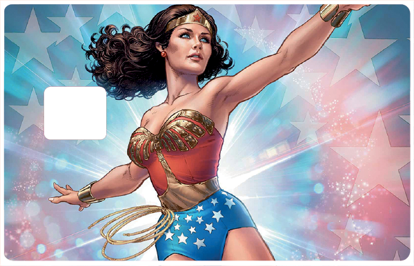 Tribute to Wonder Woman NTM - sticker pour carte bancaire