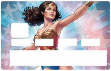 Bild in die Galerie hochladen, Hommage an Wonder Woman NTM – Kreditkartenaufkleber