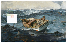 Charger l&#39;image dans la galerie, Winslow Homer - The Gulf Stream - sticker pour carte bancaire
