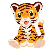 Upload image to gallery, Sticker, Baby on board! Tigger