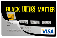 Charger l&#39;image dans la galerie, BLACK LIVES MATTER- sticker pour carte bancaire
